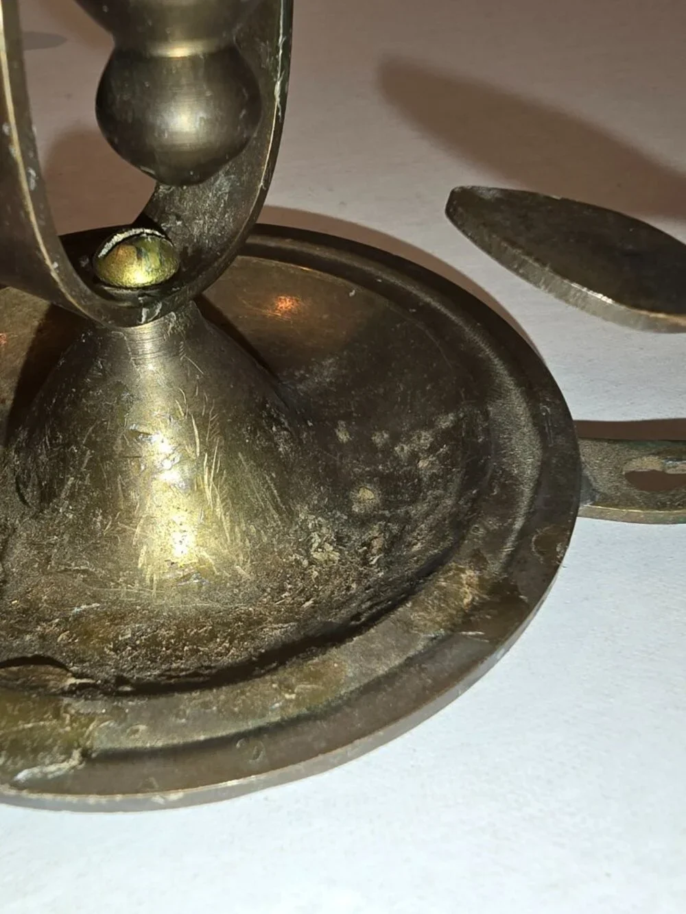 Brass Candlesticks Set of 2 Gimbaled Pivoting 6